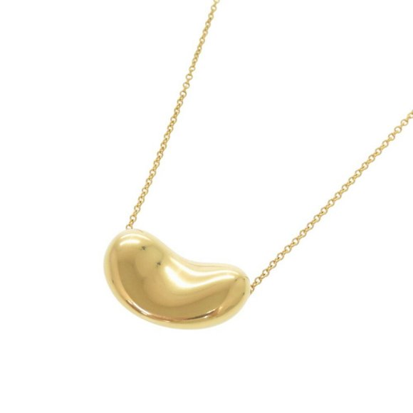TIFFANY & CO. 18k Gold Bean Necklace - Picture 1 of 7